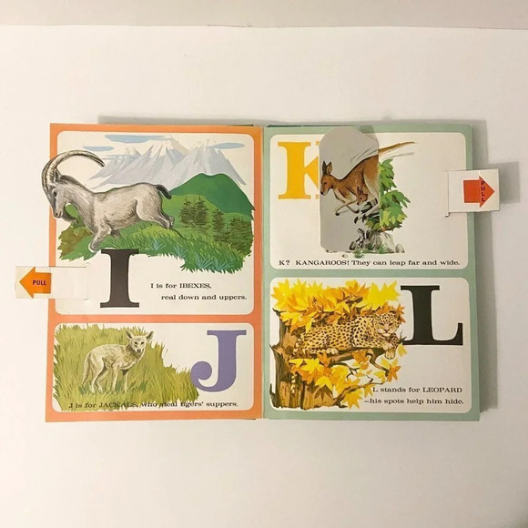 Vintage 1994 Pop Up Animal Alphabet Book Ronald Fritz Random House Books - Picture 6 of 6